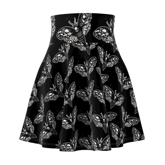 *DeathMoth* By Kelly Kresconko Skater Skirt