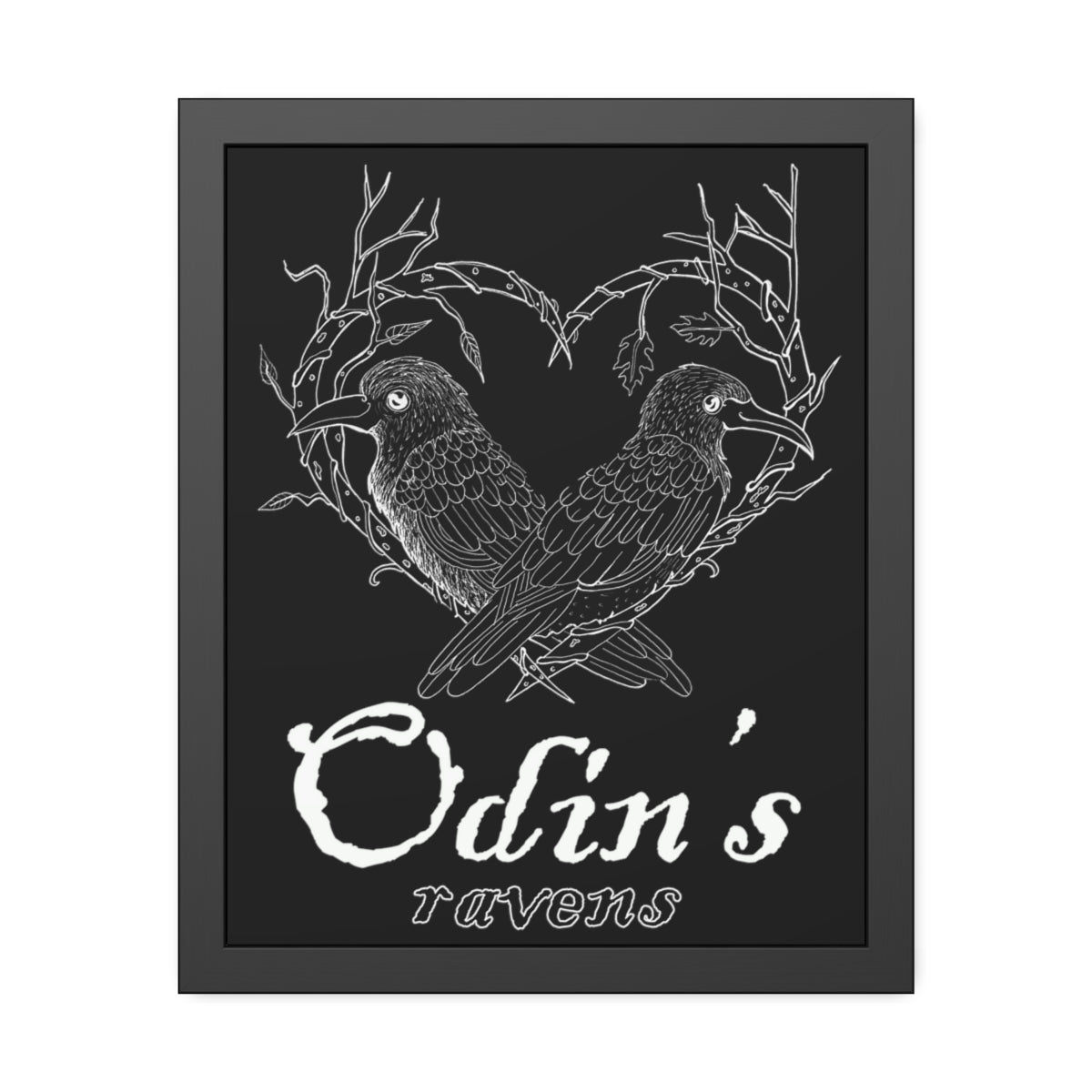 Odin's Ravens Framed Posters