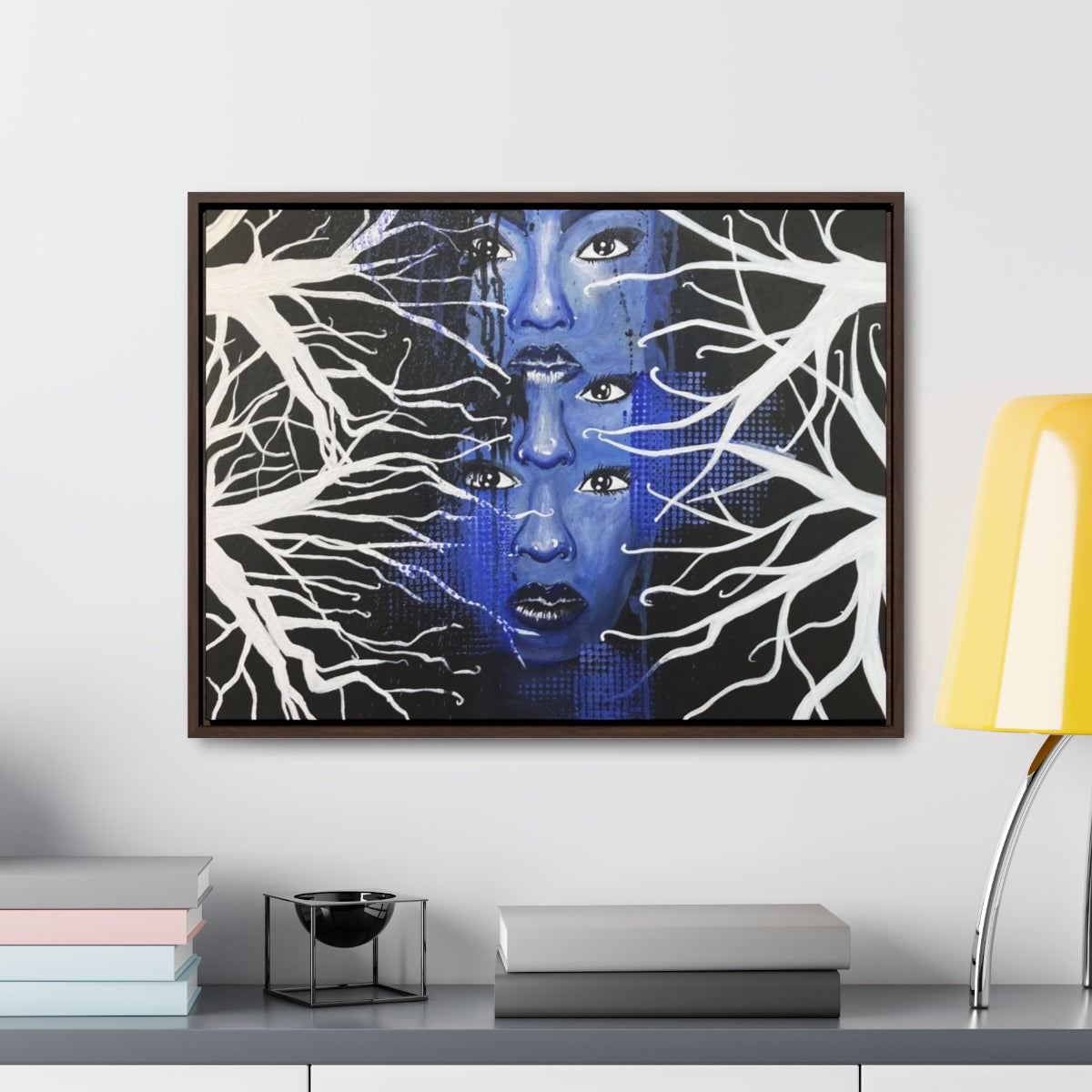 "Untitled" Painting by Kelly Kresconko PRINT on Gallery Canvas Wraps, Horizontal Frame