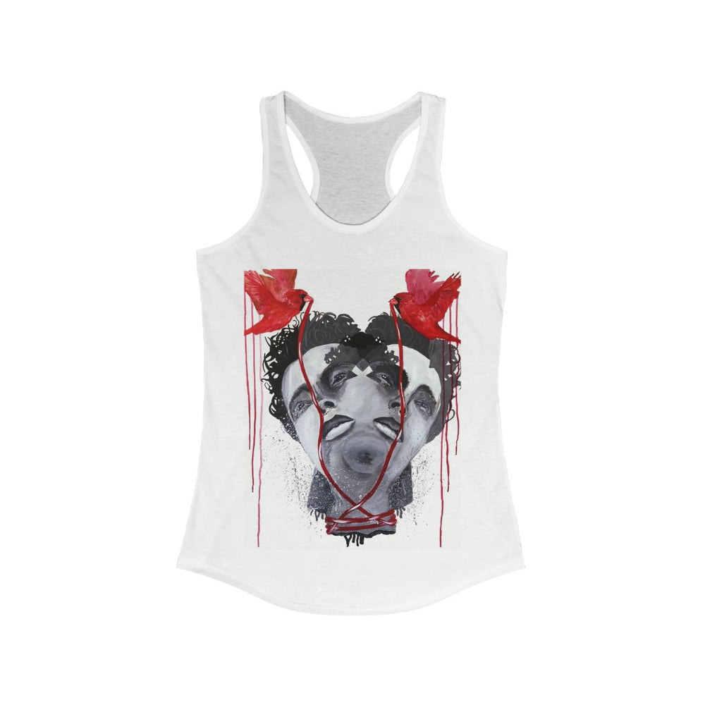 Women's Ideal Racerback Tank-Painting by Kelly Kresconko