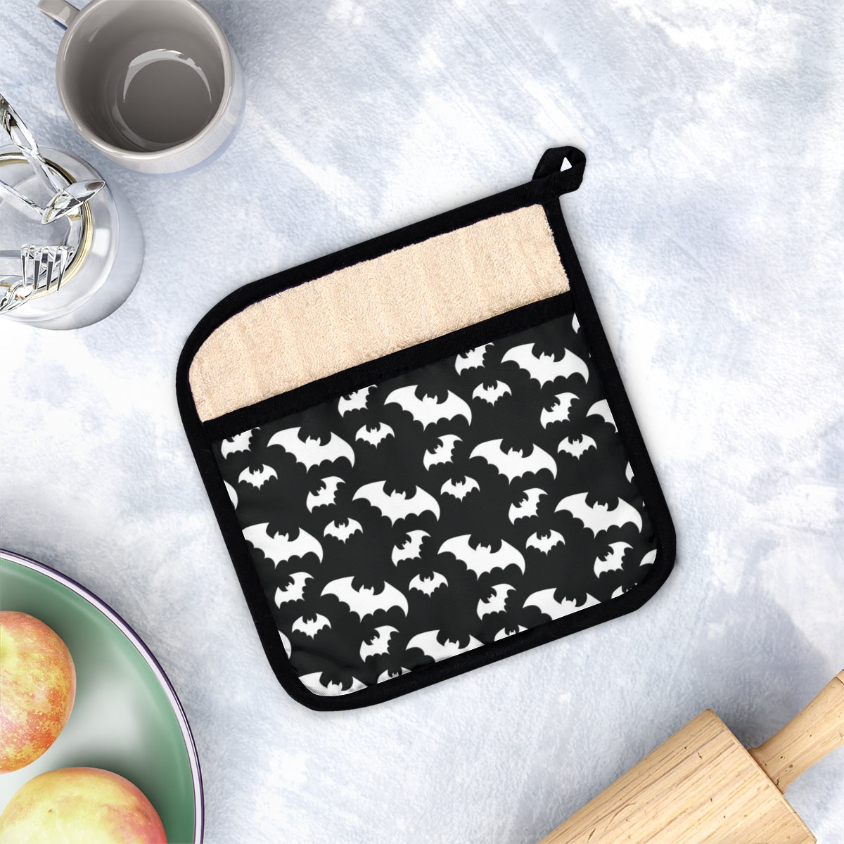 Batty Pot Holder with Pocket