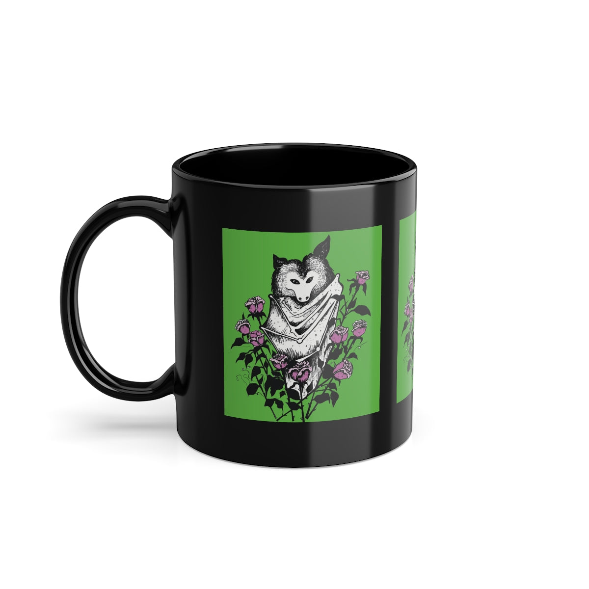 Illustrated Batty Coffee Mug