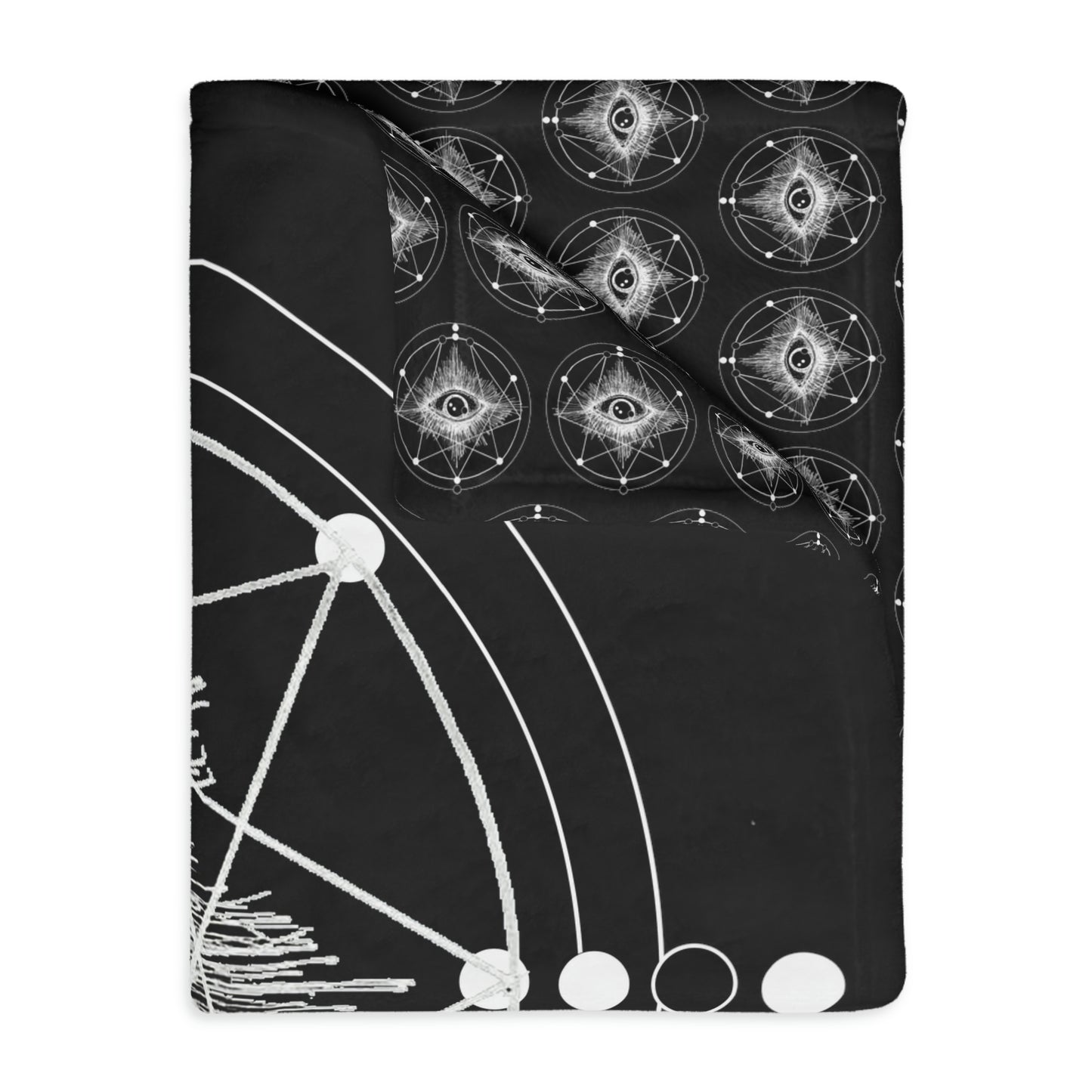 "Enlightenment" Velveteen Minky Blanket (Two-sided print)