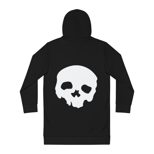 CURVY-Skull Hoodie Dress XL-2X