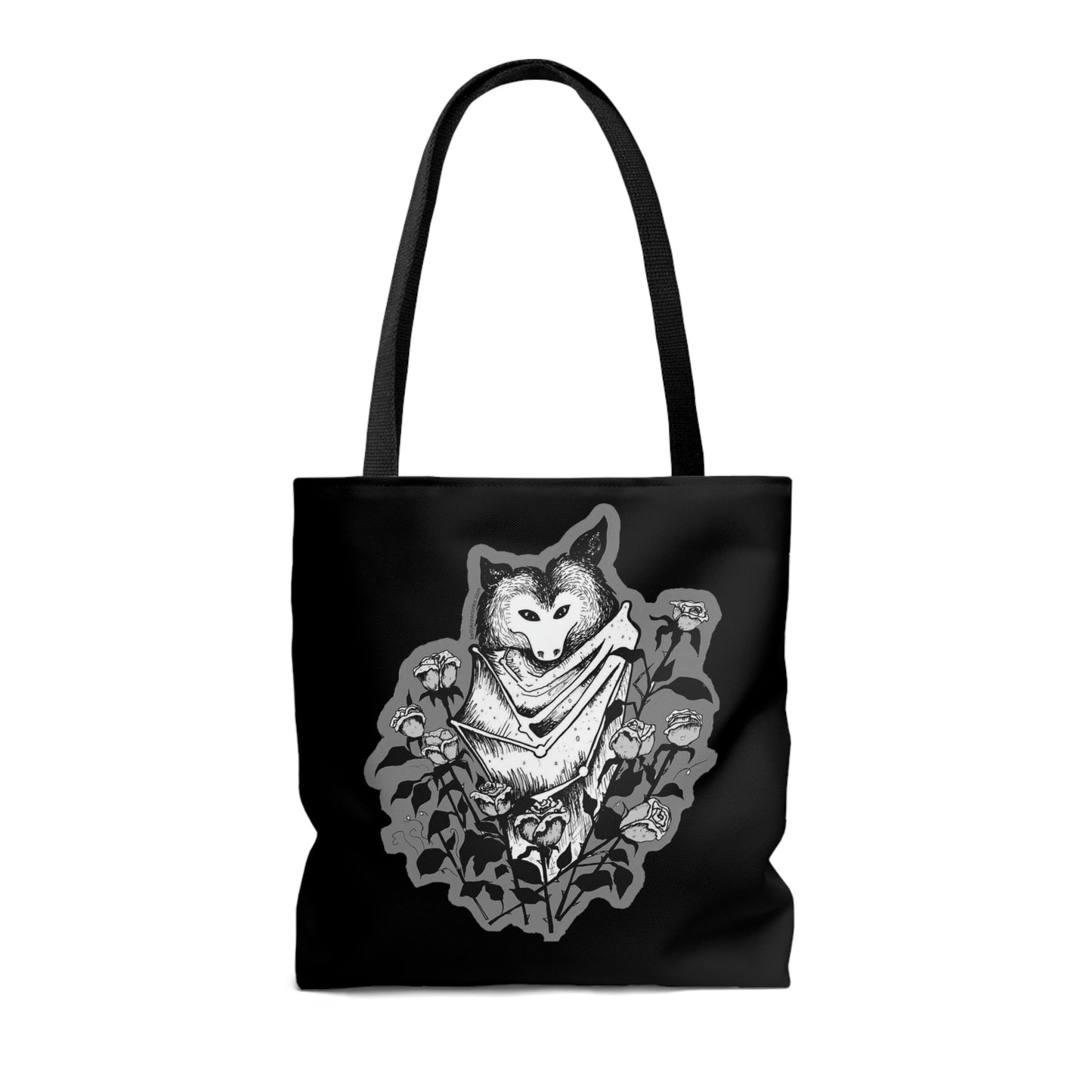 Illustrated Batty Tote Bag (Double-Sided)