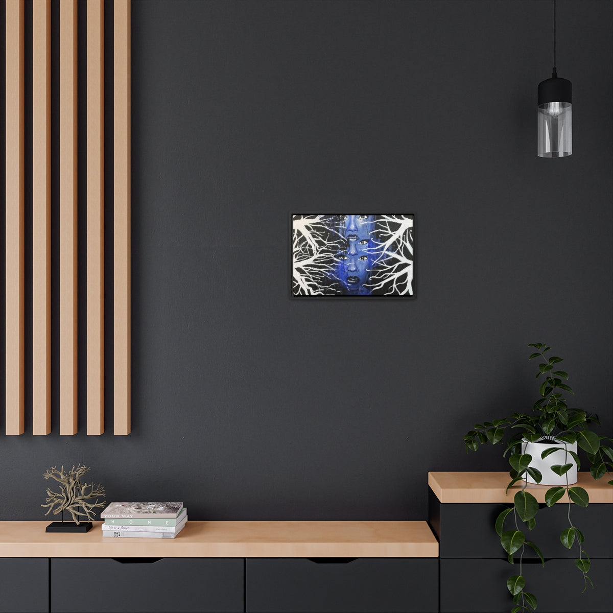 "Untitled" Painting by Kelly Kresconko PRINT on Gallery Canvas Wraps, Horizontal Frame