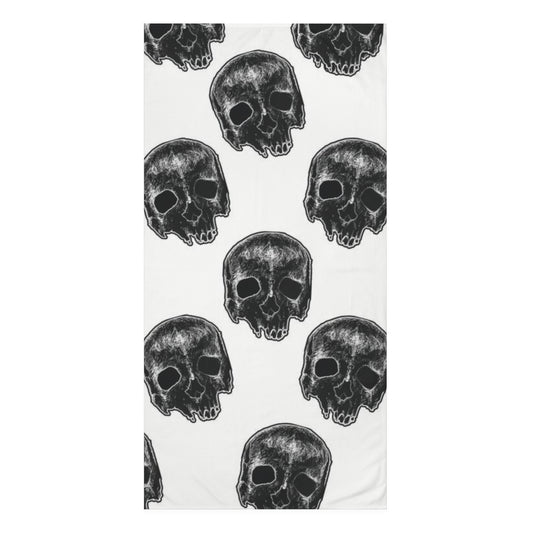 Sketchy Skull Mink-Cotton Towel
