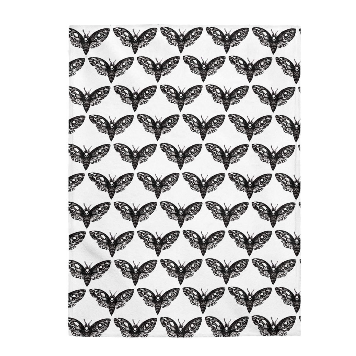 DeathMoth Velveteen Plush Blanket