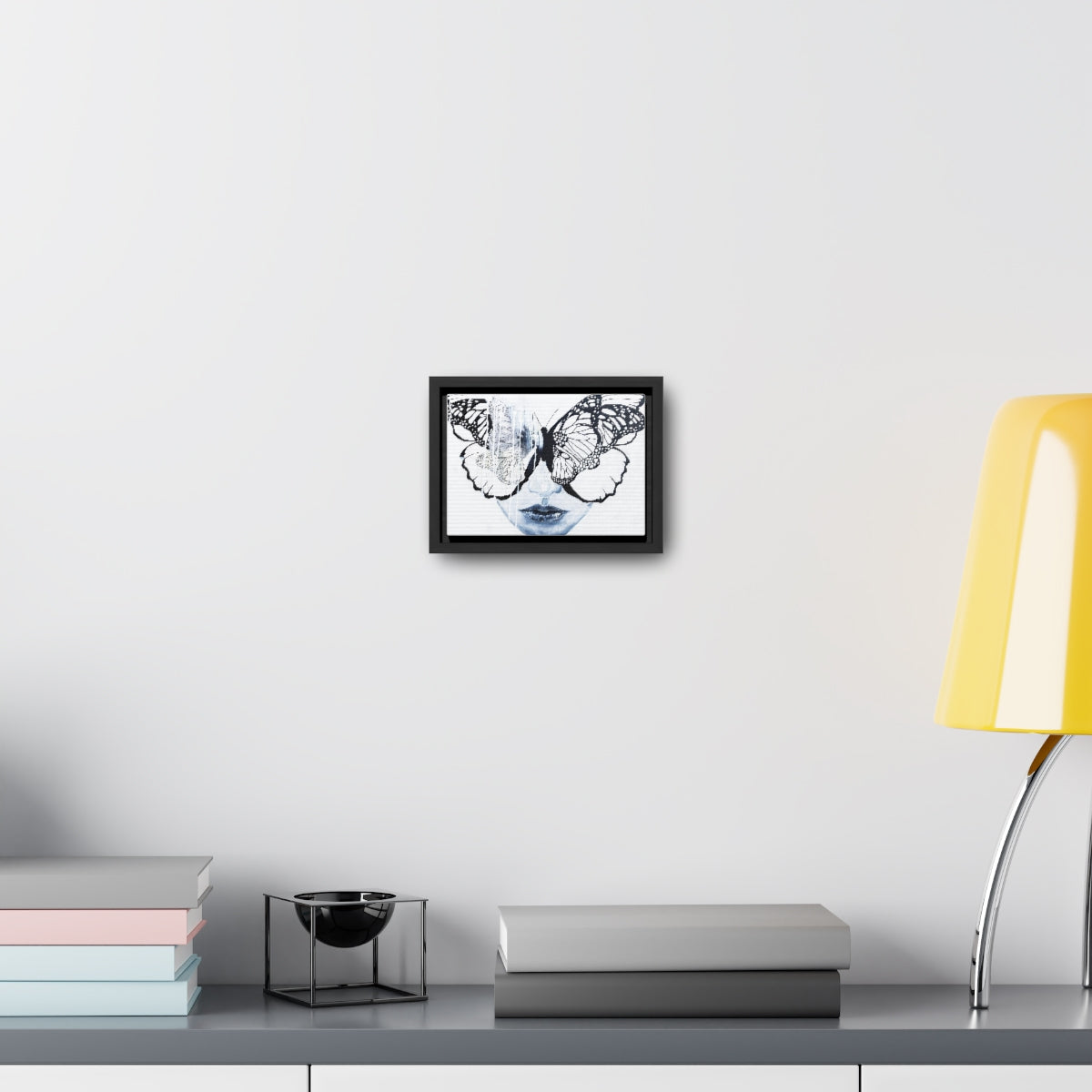 "Butterfly Eyes" Painting by Kelly Kresconko PRINT on Gallery Canvas Wraps, Horizontal Frame
