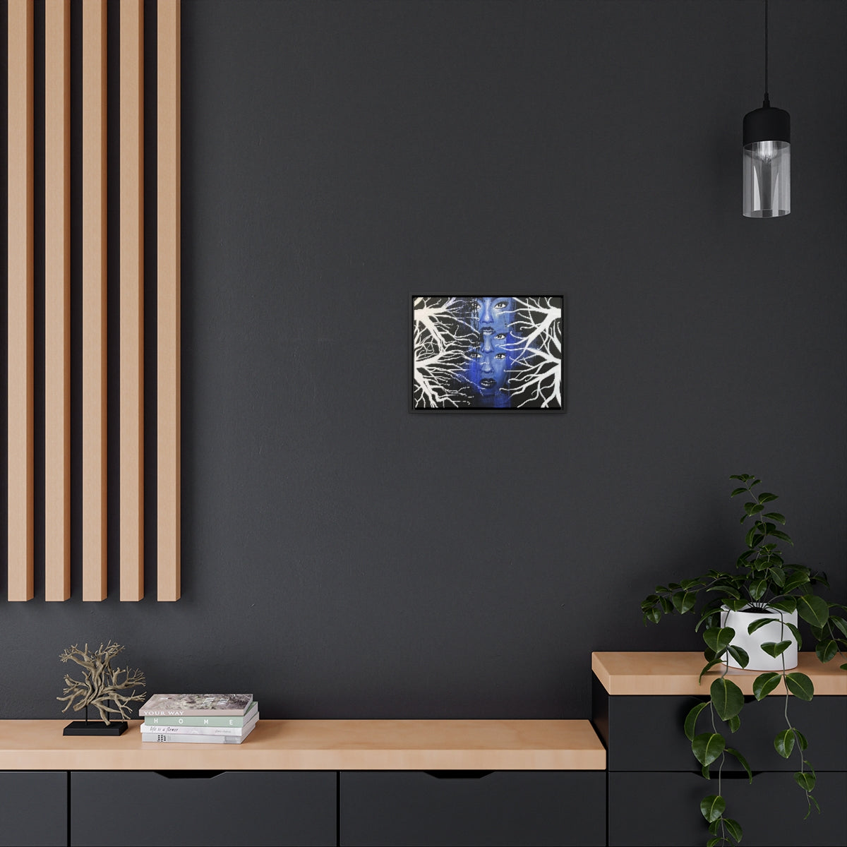 "Untitled" Painting by Kelly Kresconko PRINT on Gallery Canvas Wraps, Horizontal Frame