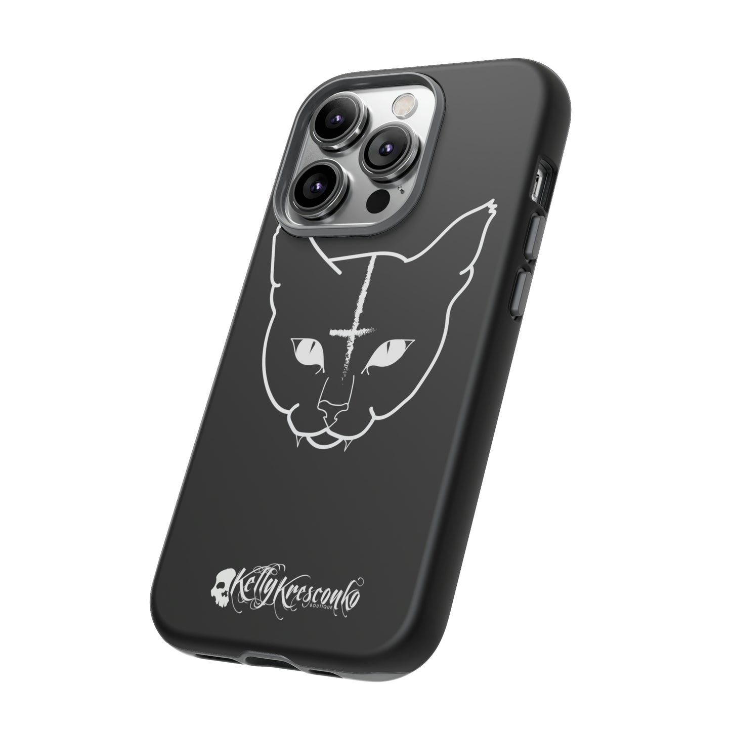 Hell Cat Phone Case (40 different sizes to choose from)