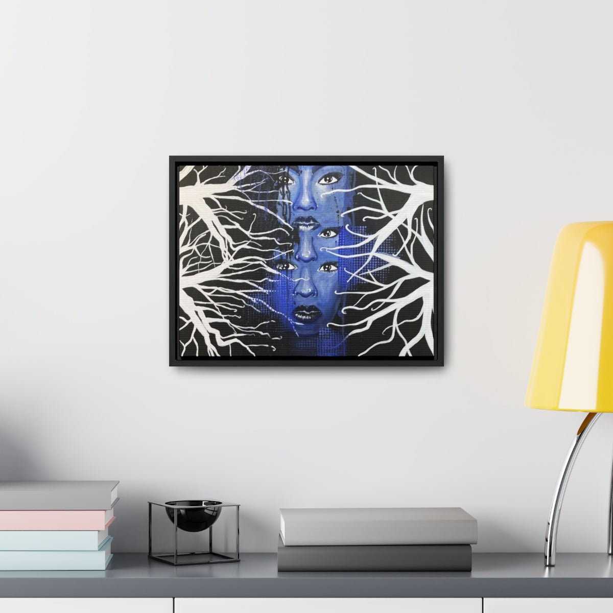 "Untitled" Painting by Kelly Kresconko PRINT on Gallery Canvas Wraps, Horizontal Frame