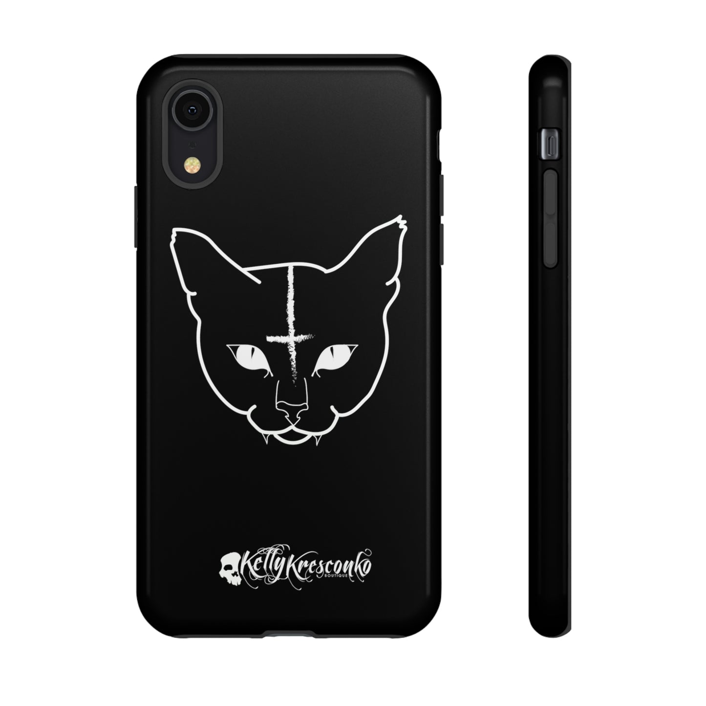 Hell Cat Phone Case (40 different sizes to choose from)