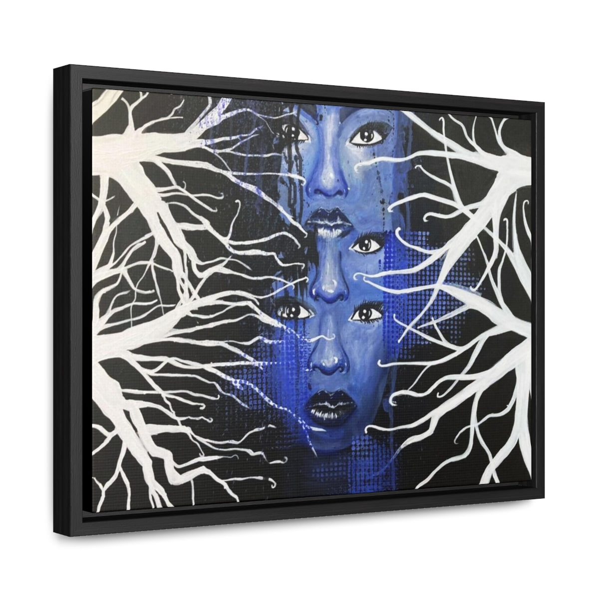 "Untitled" Painting by Kelly Kresconko PRINT on Gallery Canvas Wraps, Horizontal Frame