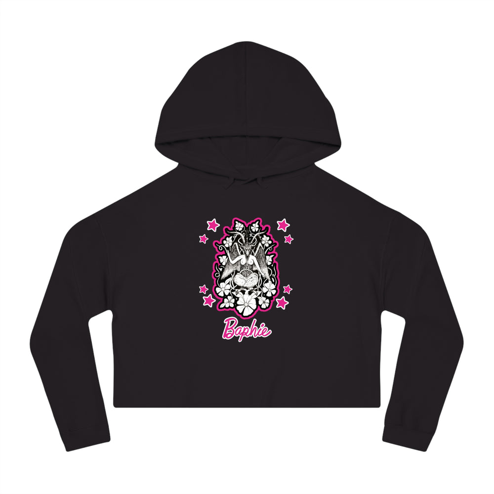 Baphie Cropped Hooded Sweatshirt