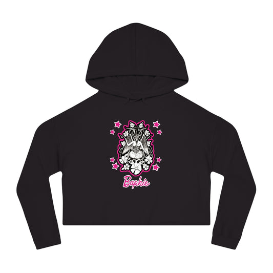 Baphie Cropped Hooded Sweatshirt