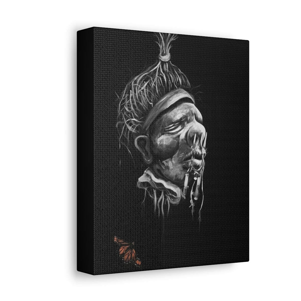 "Trouble in Paradise I " by Kelly Kresconko Print on Stretched Canvas