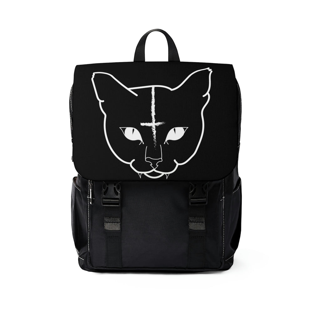 Hell Cat Unisex Casual Shoulder Backpack