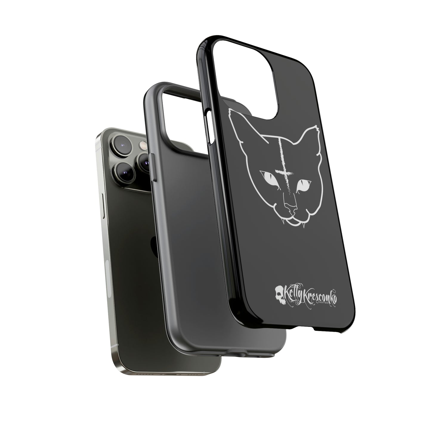 Hell Cat Phone Case (40 different sizes to choose from)