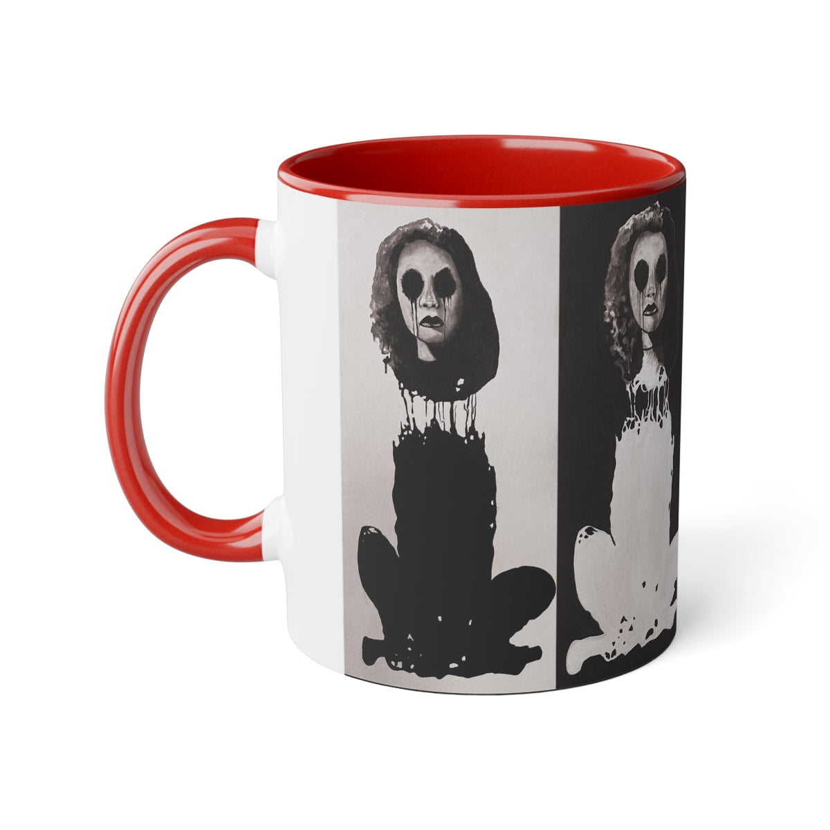 "Melancholy Felines" Painting by Kelly Kresconko Coffee Mug 11oz