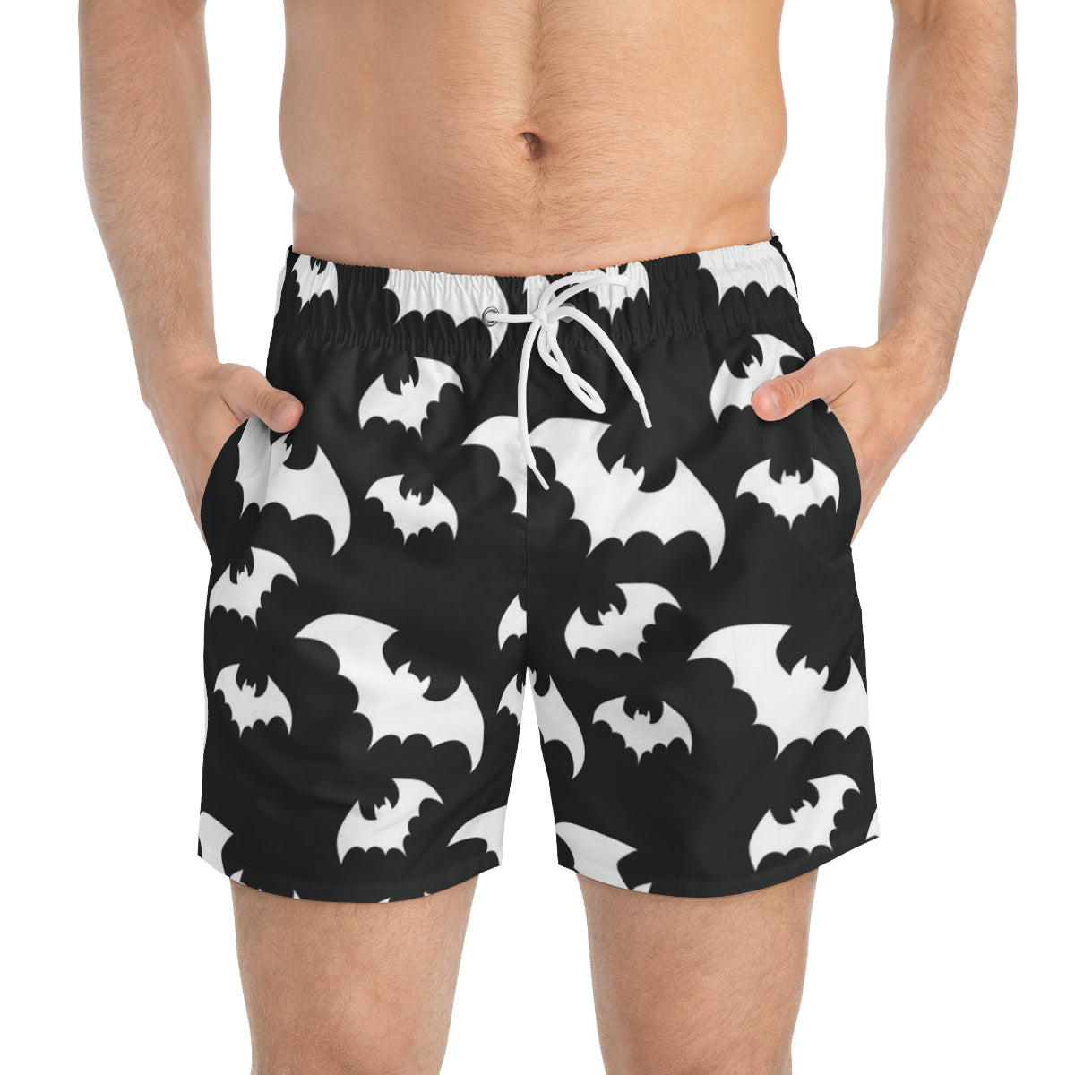 Batty Swim Trunks