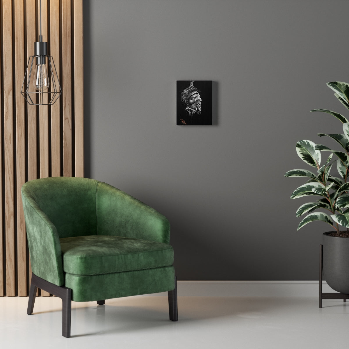 "Trouble in Paradise I " by Kelly Kresconko Print on Stretched Canvas