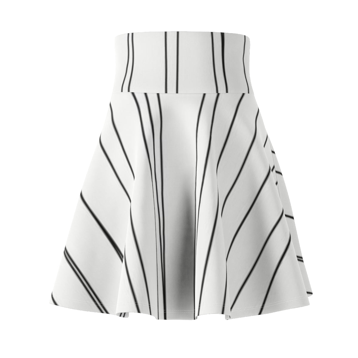 Sketchy Lines Skater Skirt