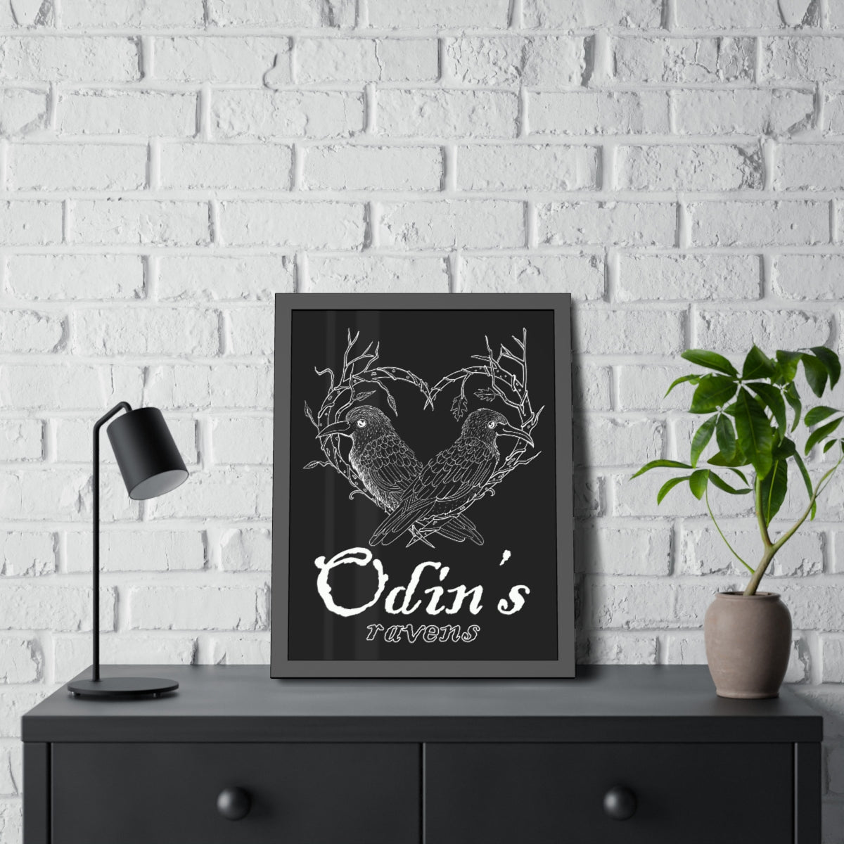 Odin's Ravens Framed Posters
