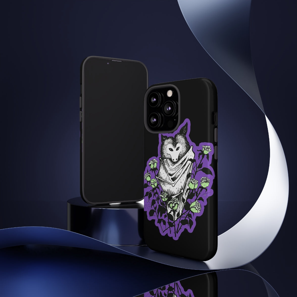 Blue Batty Phone Case