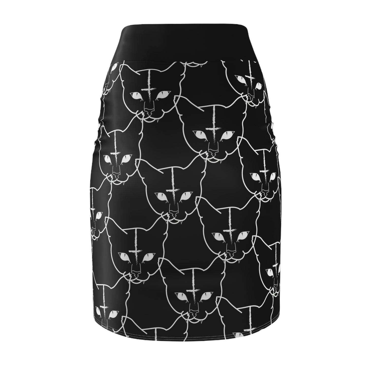 Hell Cat Pencil Skirt