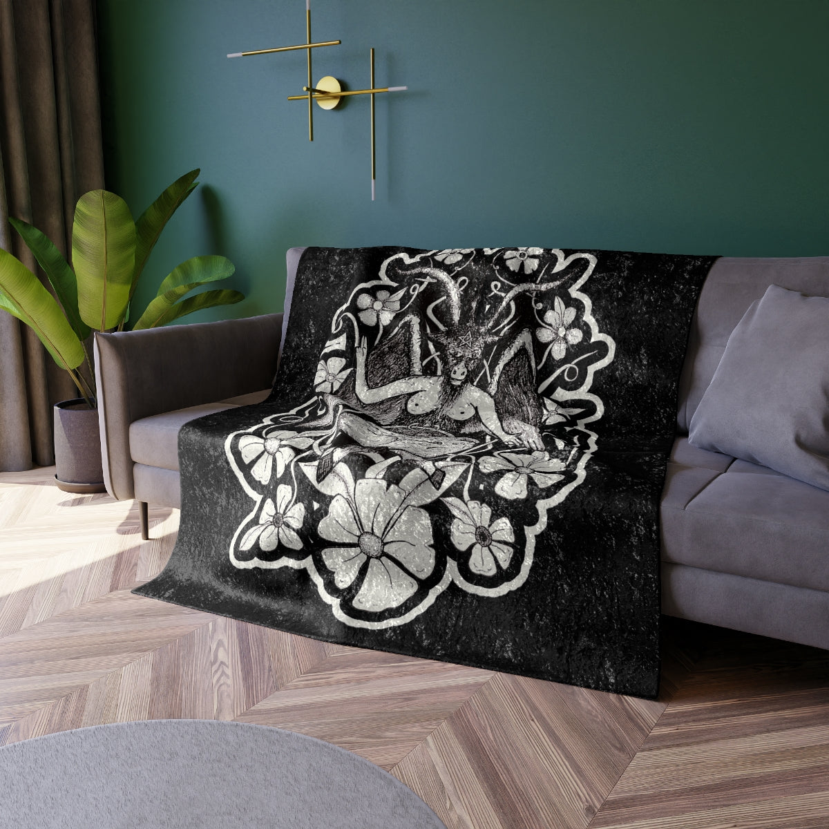 BAPHOMET Velvet Blanket