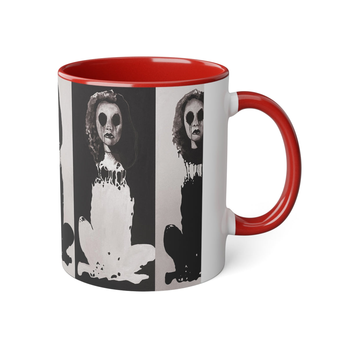 "Melancholy Felines" Painting by Kelly Kresconko Coffee Mug 11oz