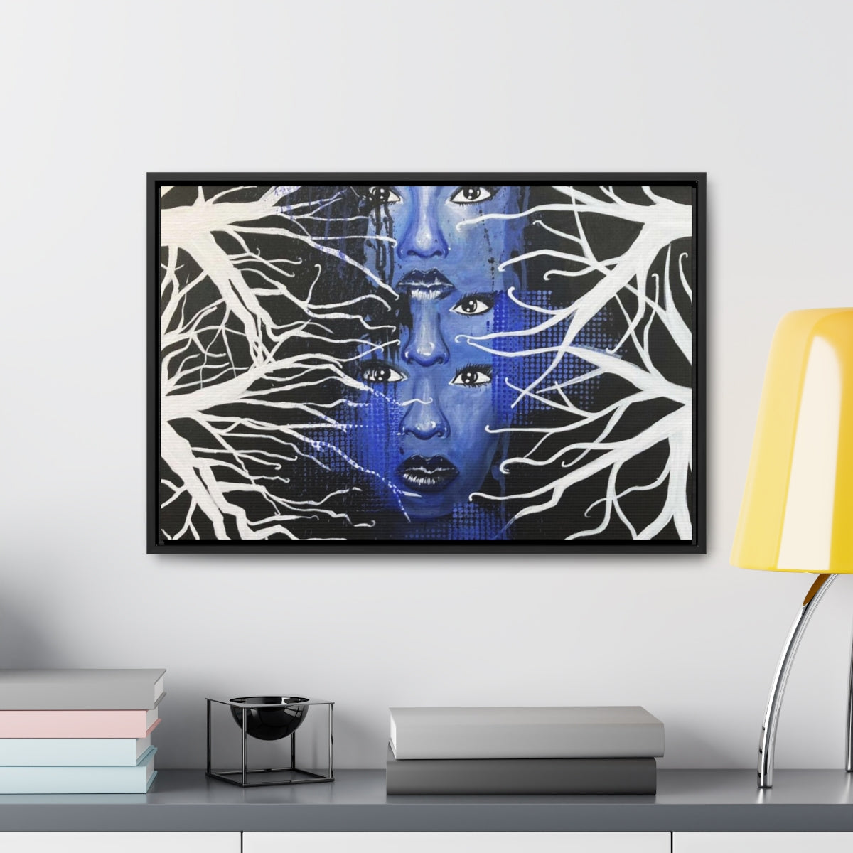 "Untitled" Painting by Kelly Kresconko PRINT on Gallery Canvas Wraps, Horizontal Frame