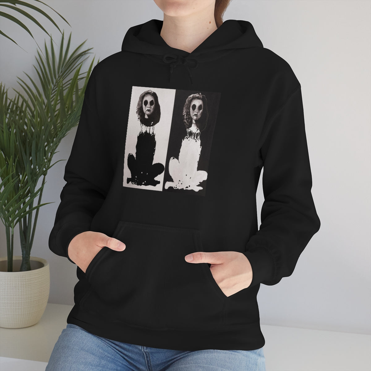 "Melancholy Felines" Unisex Heavy Blend™ Hooded Sweatshirt