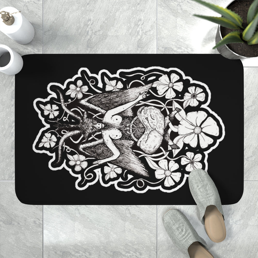 Baphomet Memory Foam Bath Mat