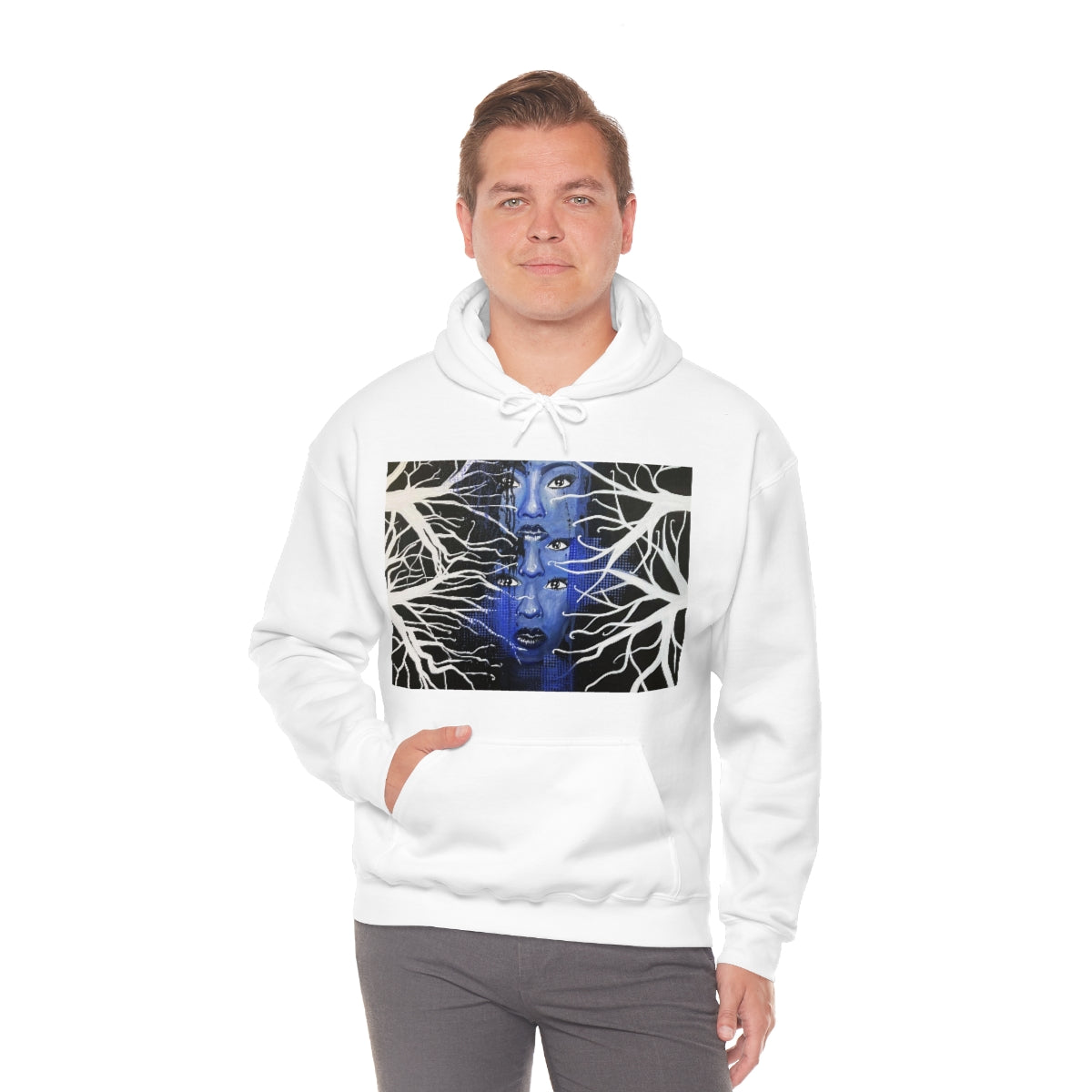 Unisex Heavy Blend™ Hooded Sweatshirt Painting by Kelly Kresconko
