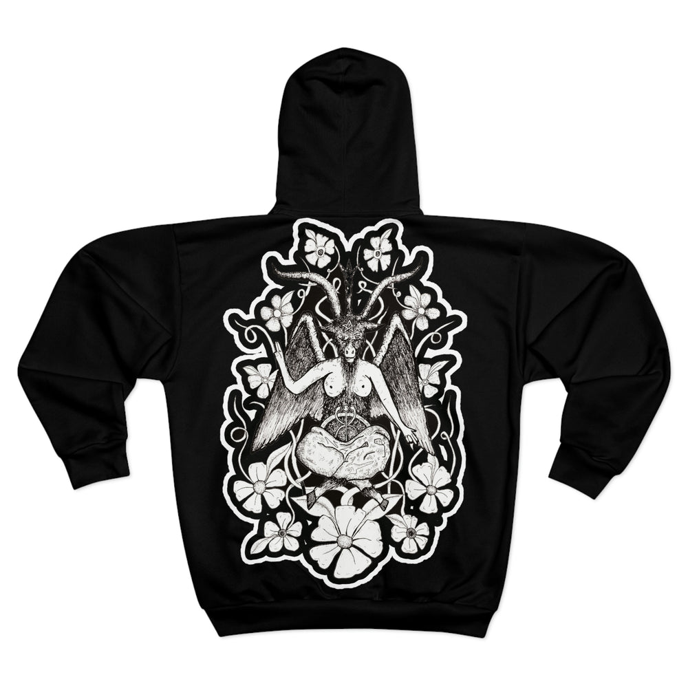 BAPHOMET  Unisex Zip Hoodie