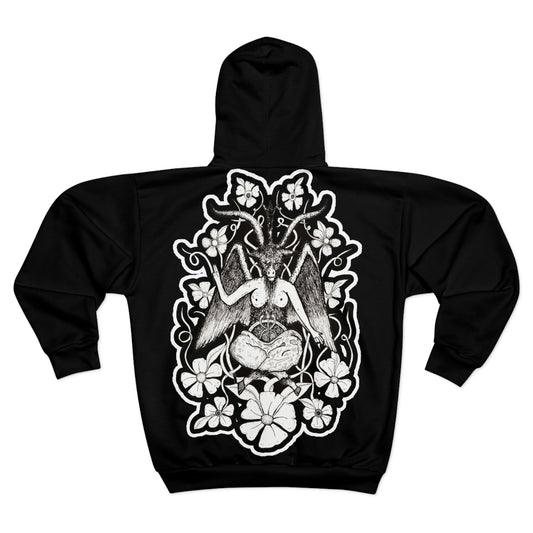 BAPHOMET  Unisex Zip Hoodie