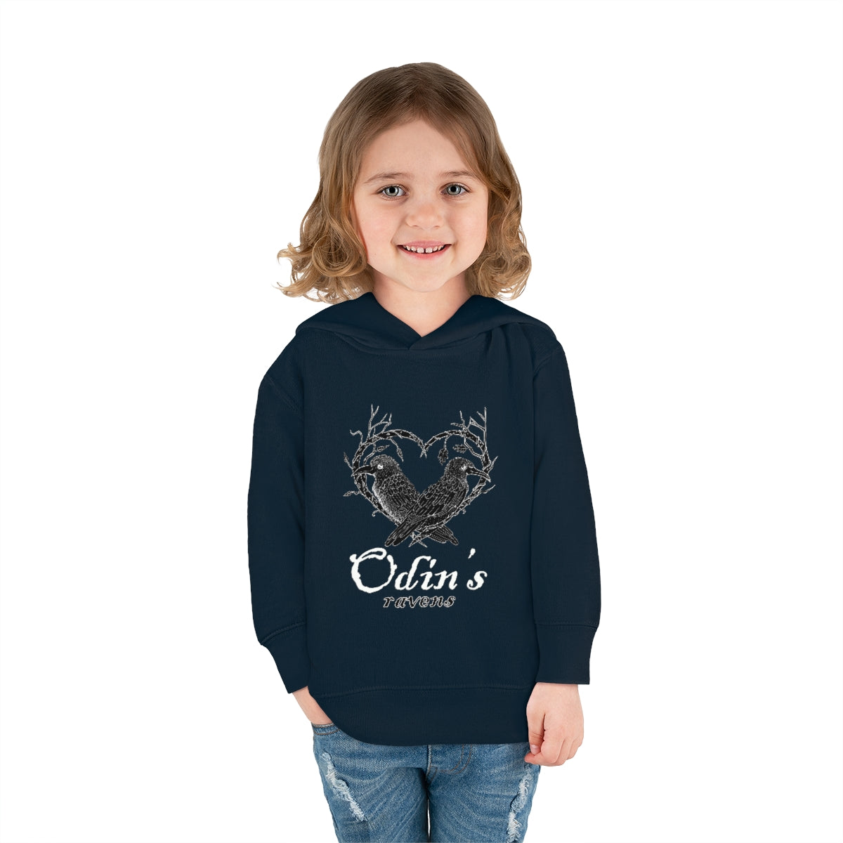 Odin's Ravens Toddler Pullover Fleece Hoodie