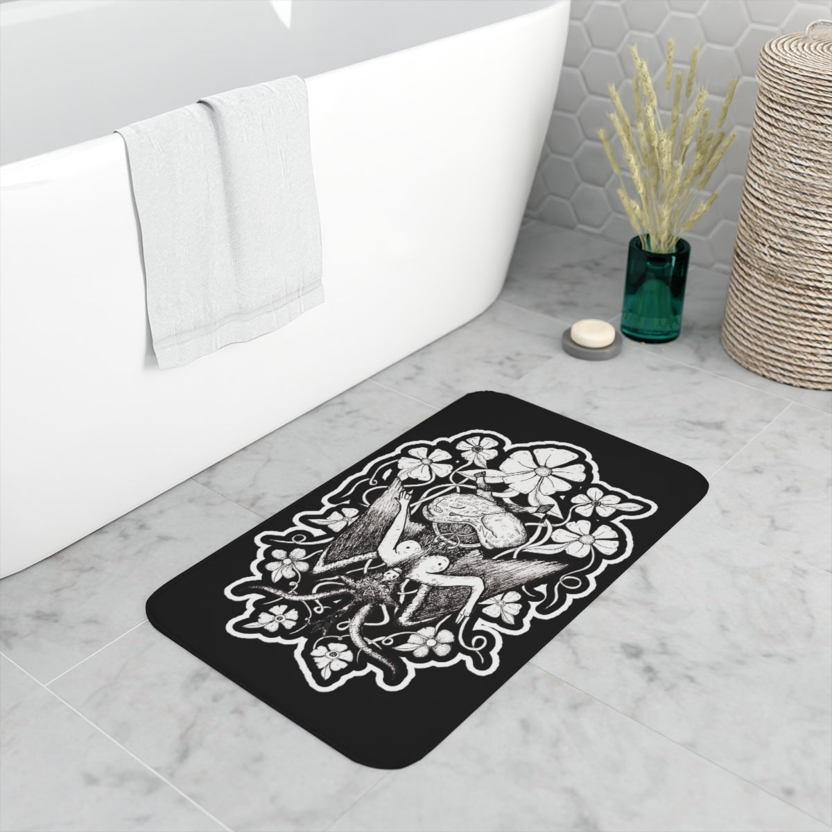 Baphomet Memory Foam Bath Mat