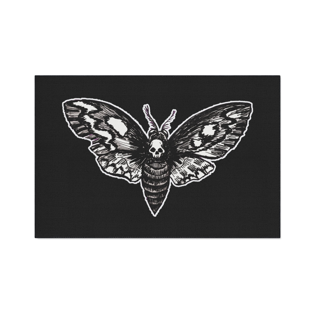 Death Moth Heavy Duty Floor Mat