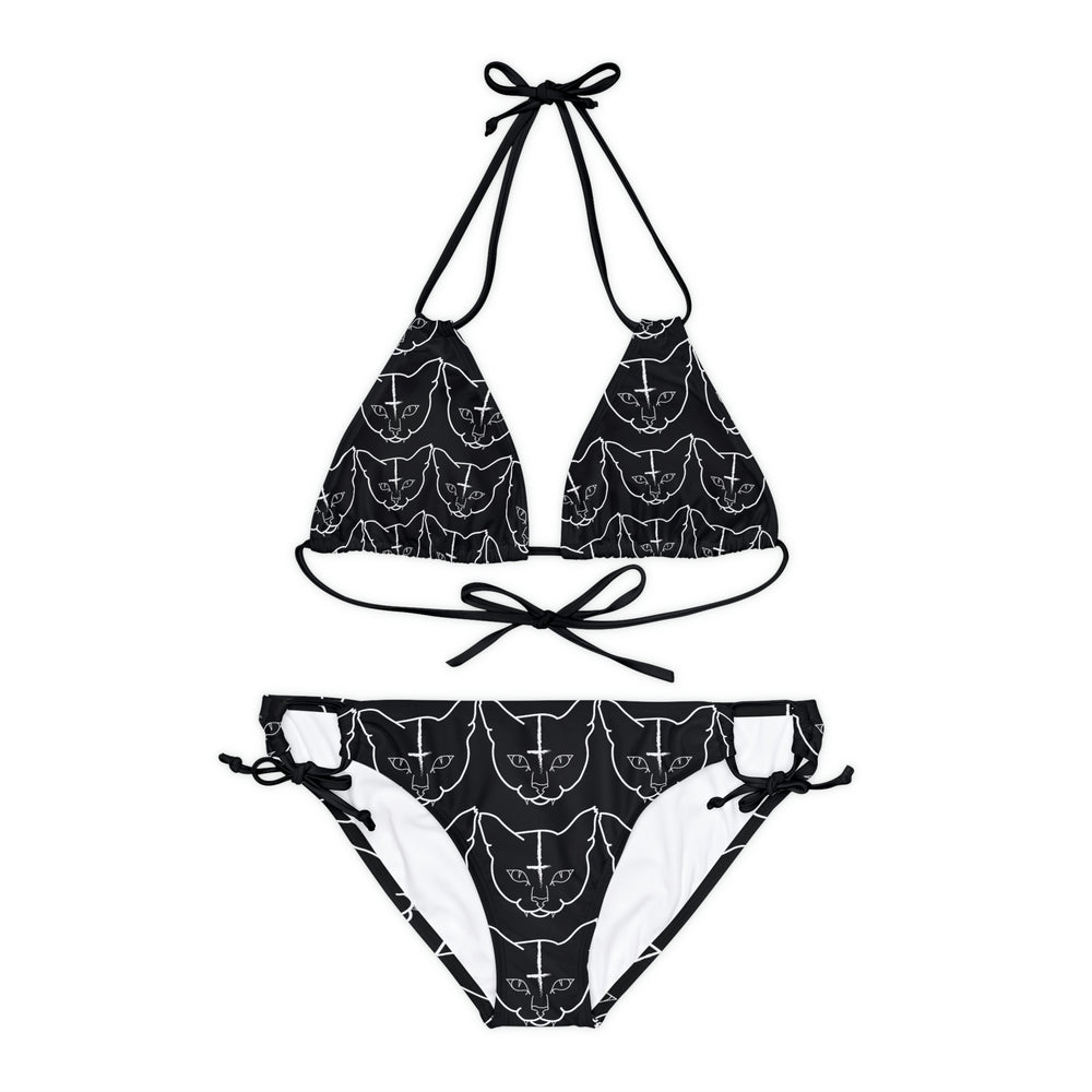 Hell Cat Strappy Bikini Set