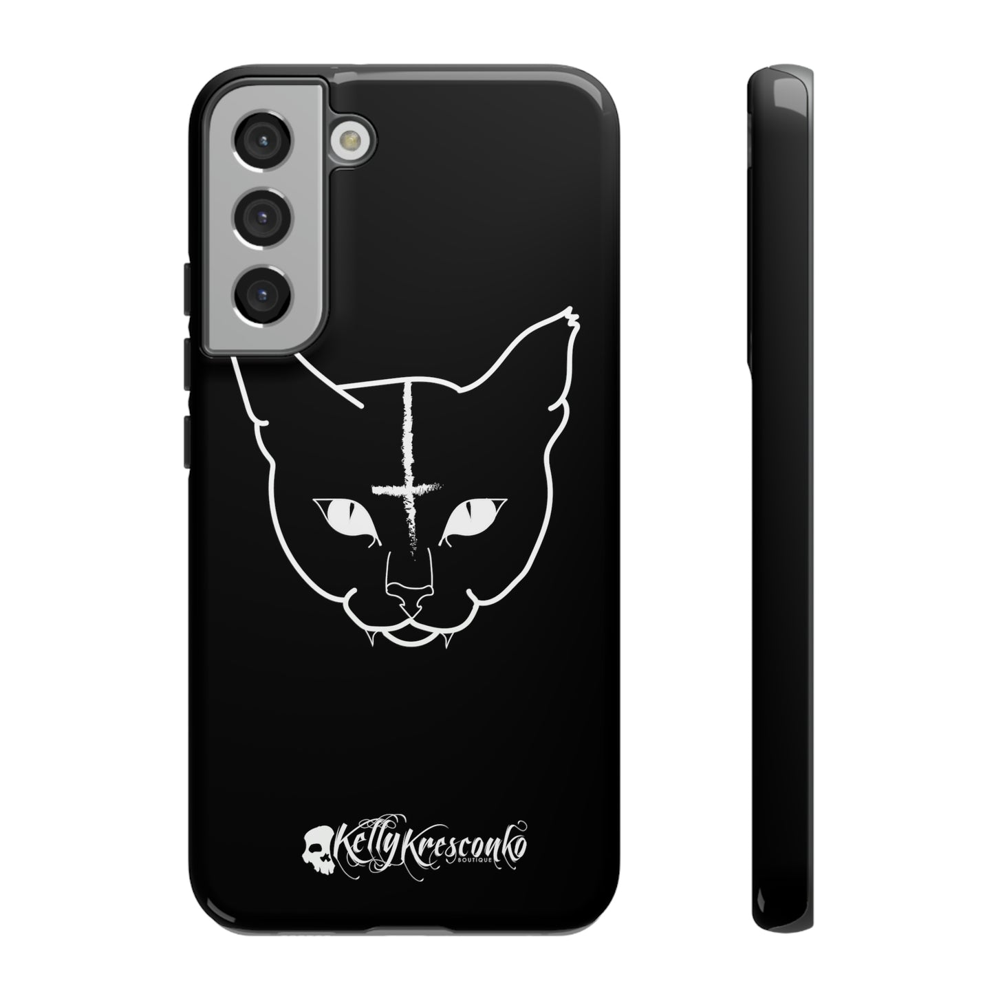 Hell Cat Phone Case (40 different sizes to choose from)