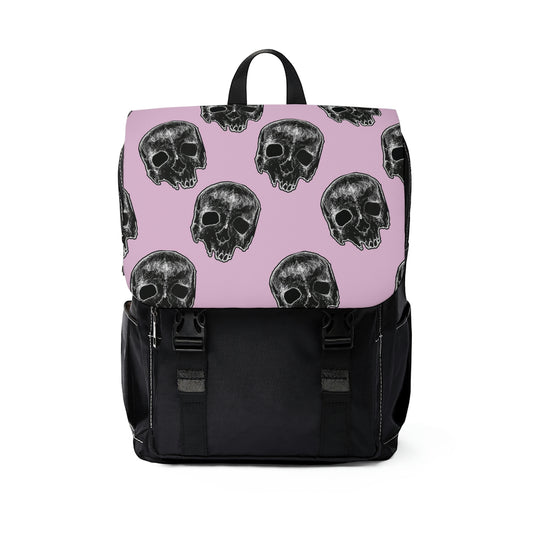 Cute Pink Skull Shoulder Backpack
