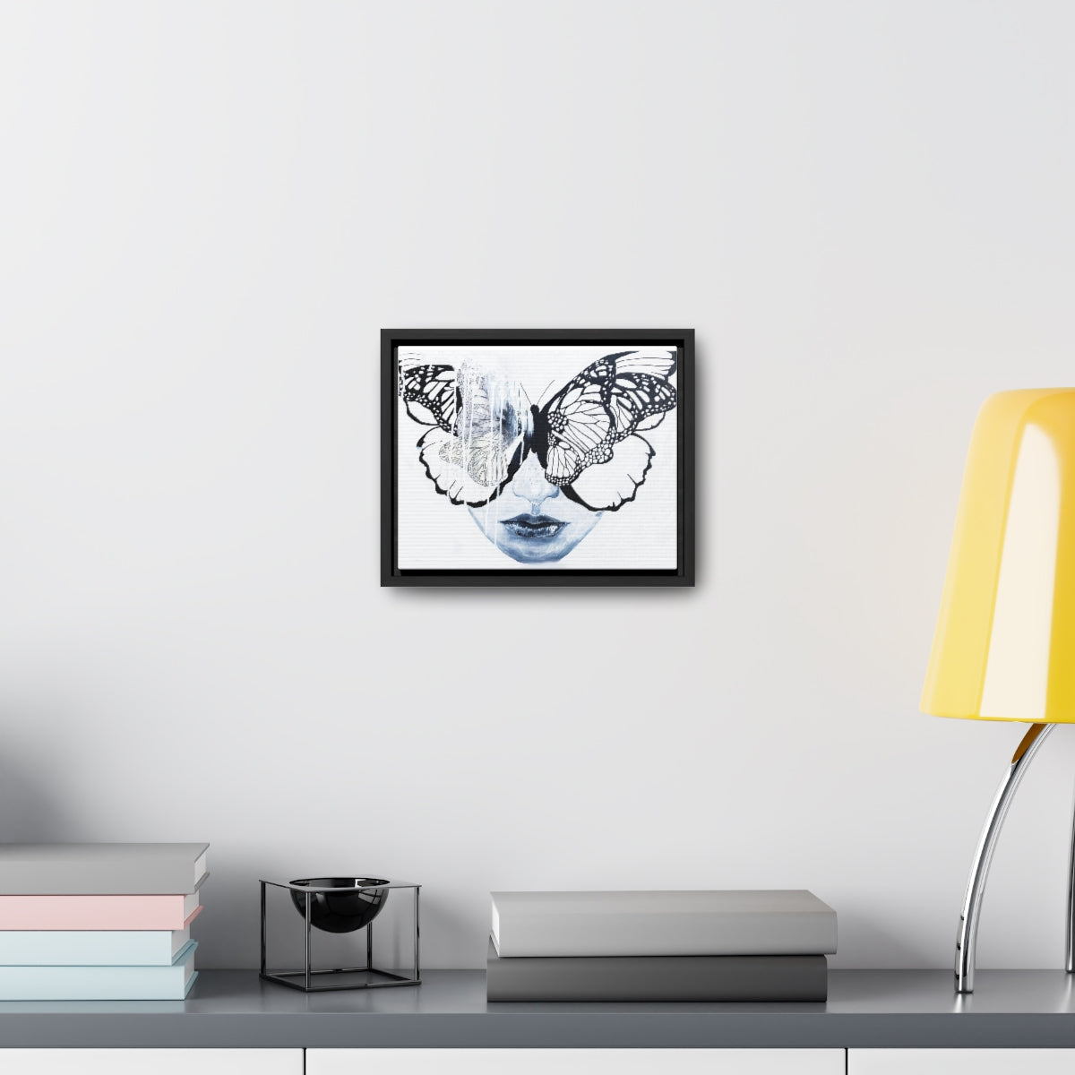 "Butterfly Eyes" Painting by Kelly Kresconko PRINT on Gallery Canvas Wraps, Horizontal Frame