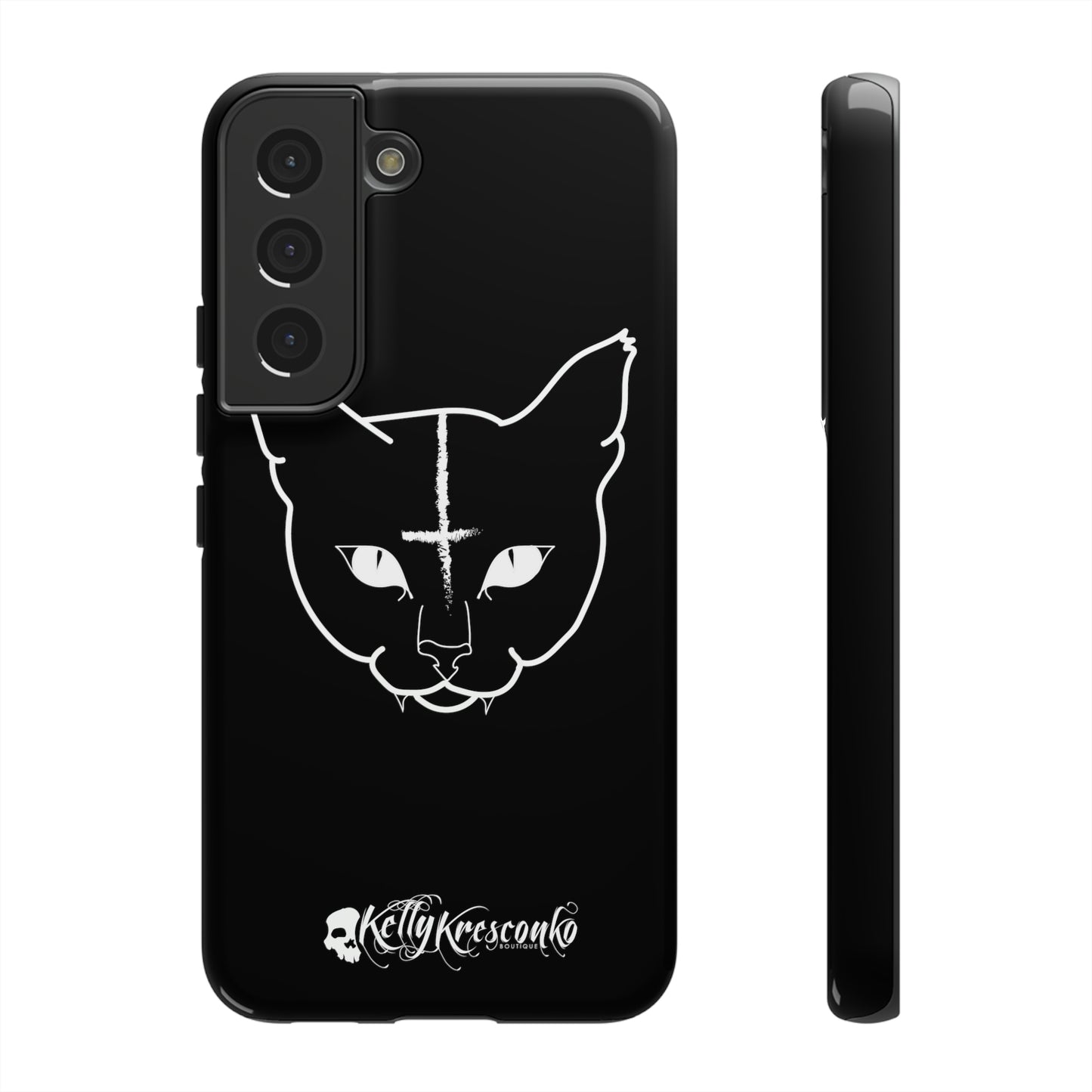 Hell Cat Phone Case (40 different sizes to choose from)