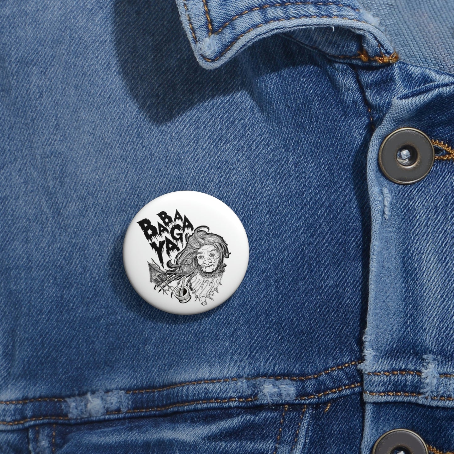 Baba Yaga Buttons