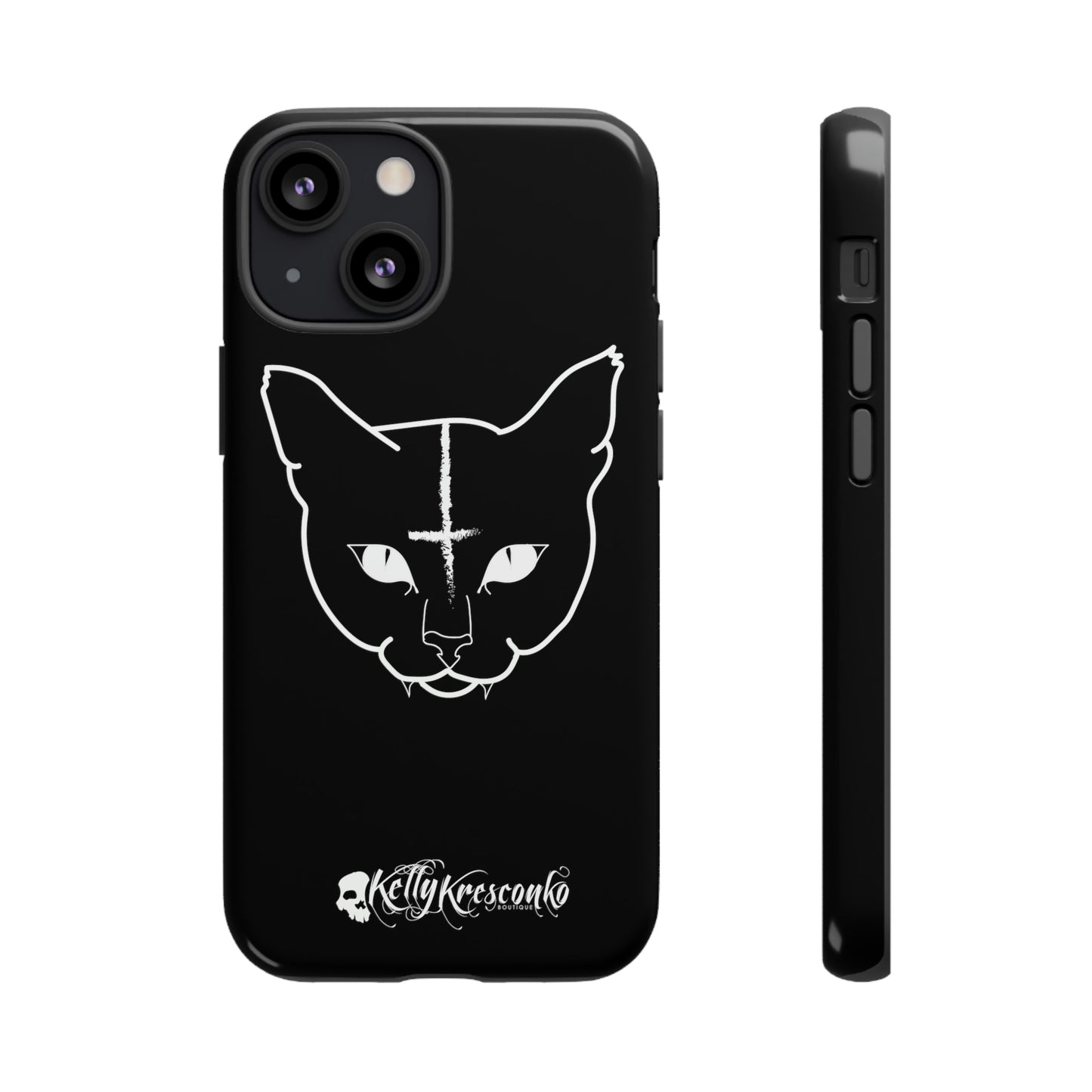 Hell Cat Phone Case (40 different sizes to choose from)