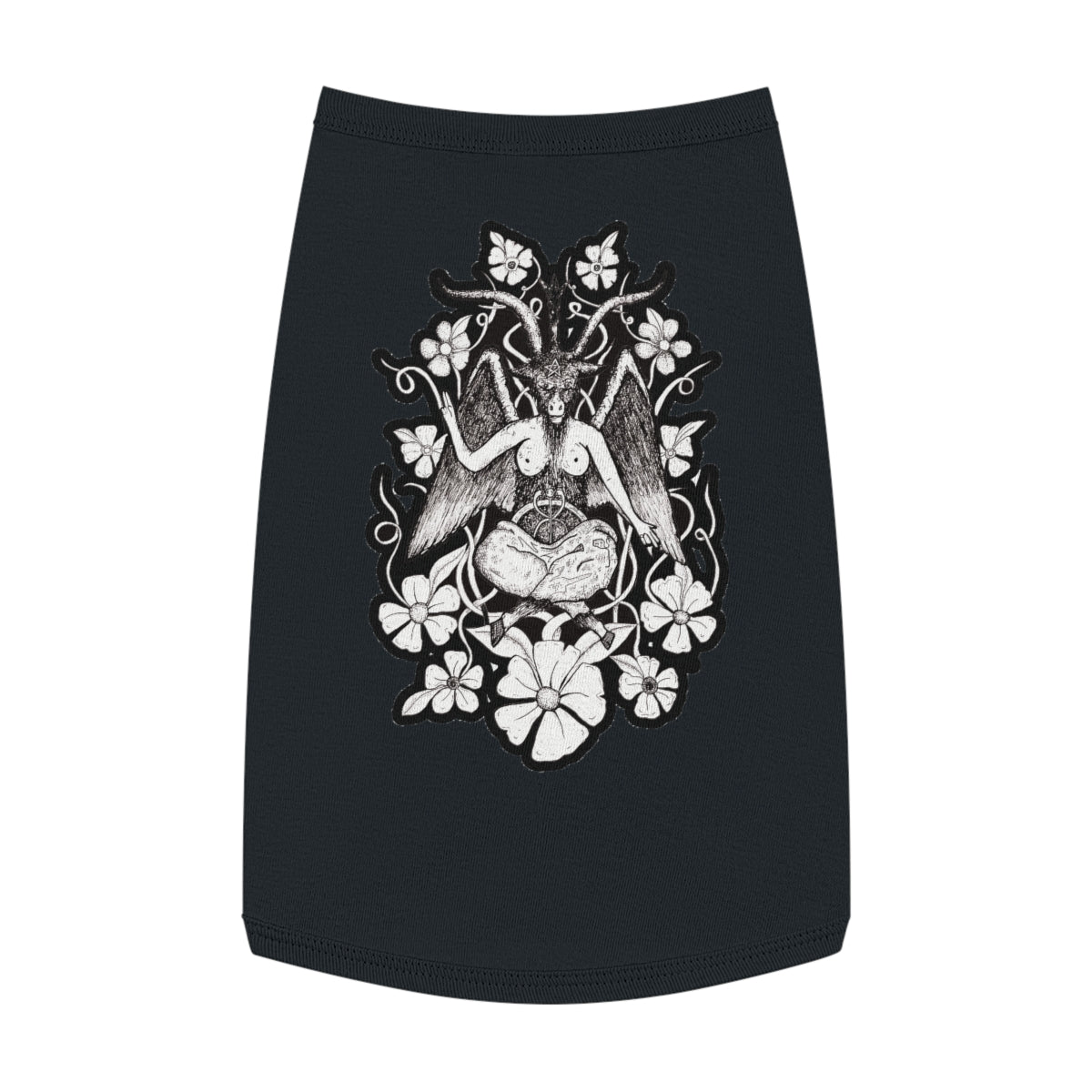 "Baphomet by Kelly Kresconko" Illustrated Pet Tank Top