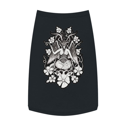 "Baphomet by Kelly Kresconko" Illustrated Pet Tank Top